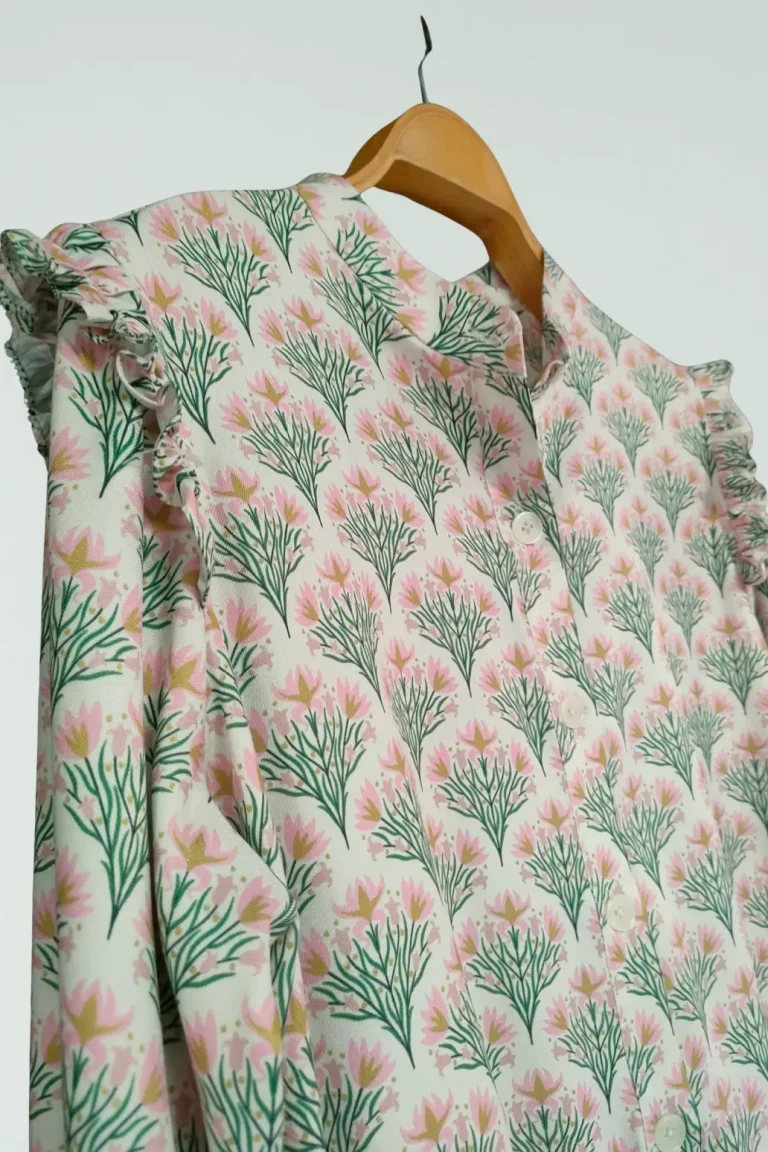 aletta - baby pink _ green detail 1