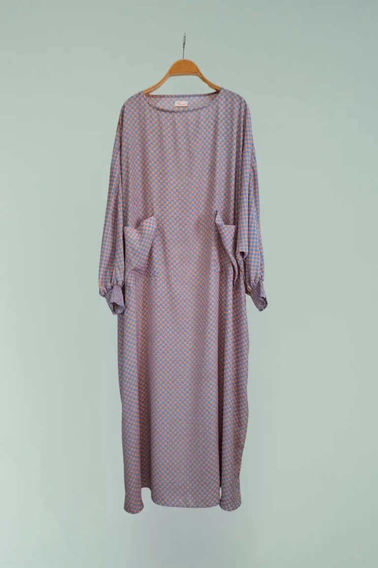 shalima abaya - blue_peach