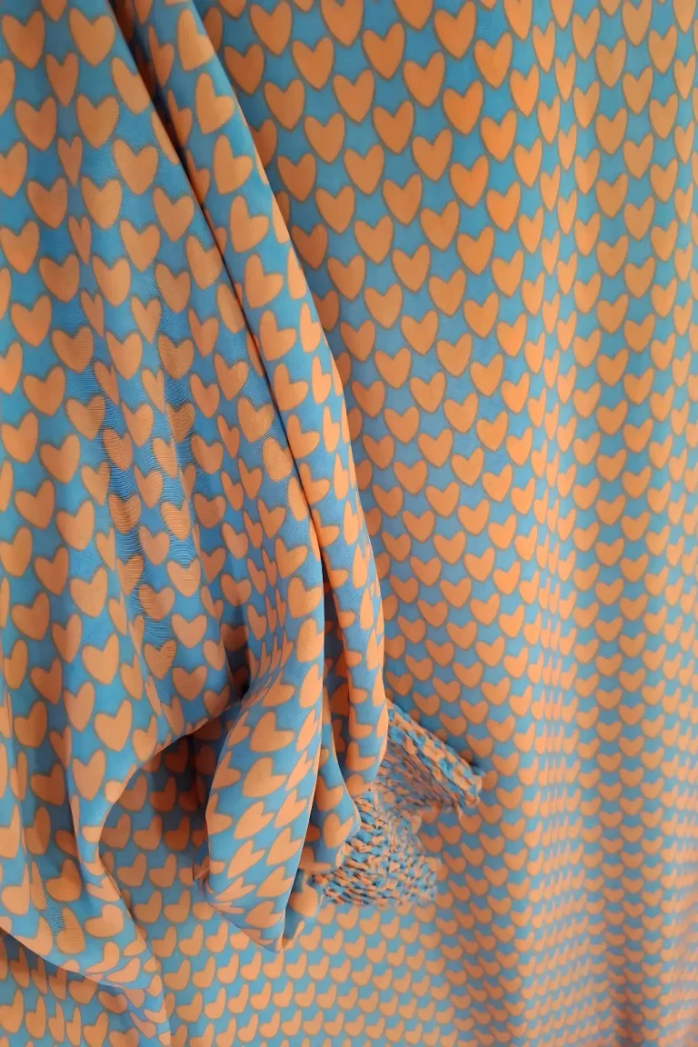 shalima abaya - blue_peach detail 1
